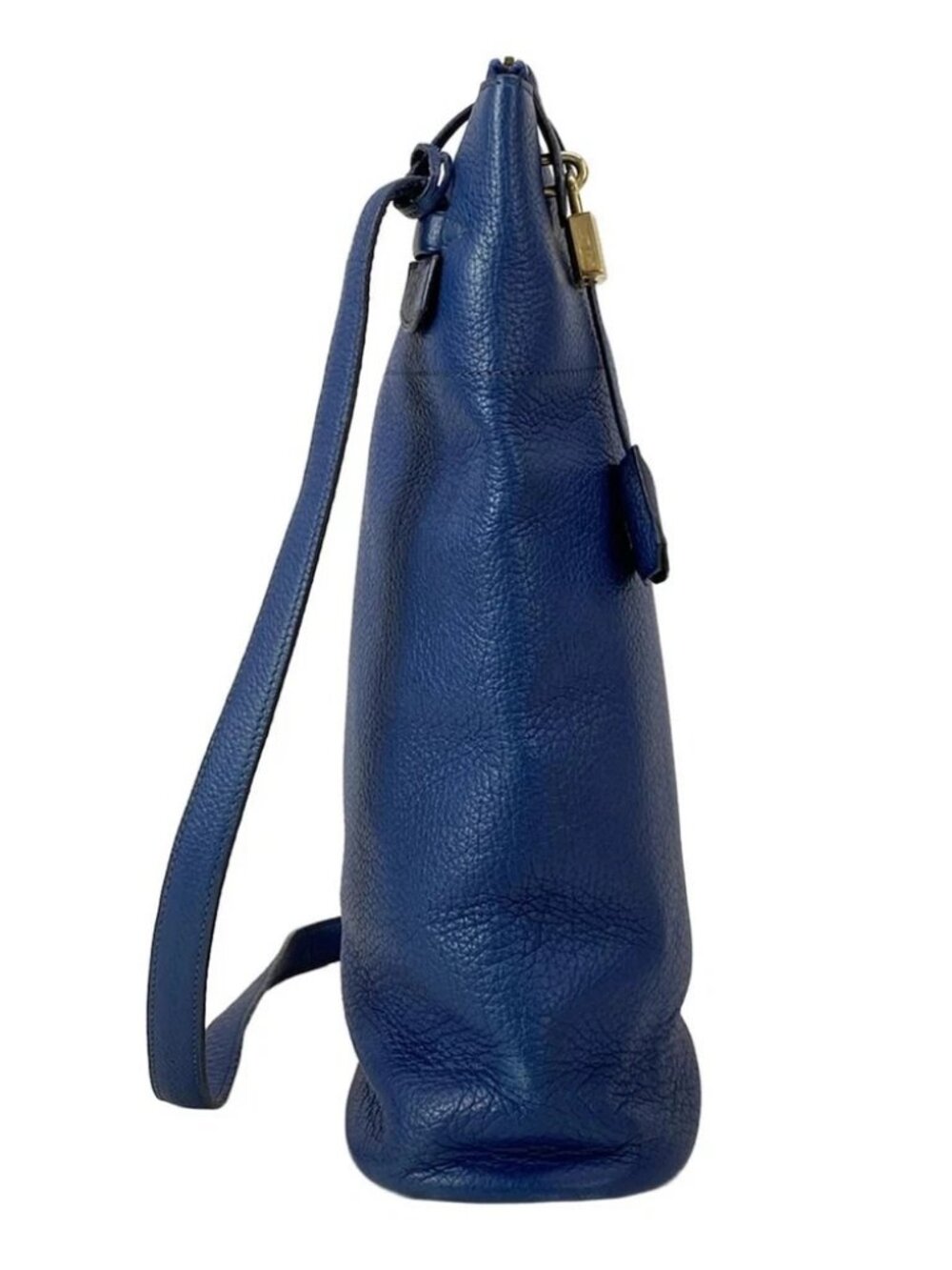 HERMES Movie fam - Blue Vachette Crispe Fjord Circle Y Backpack - Picture 2 of 16